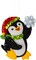 Bucilla Felt Ornaments Applique Kit Set Of 6-Polar Pals Ornaments